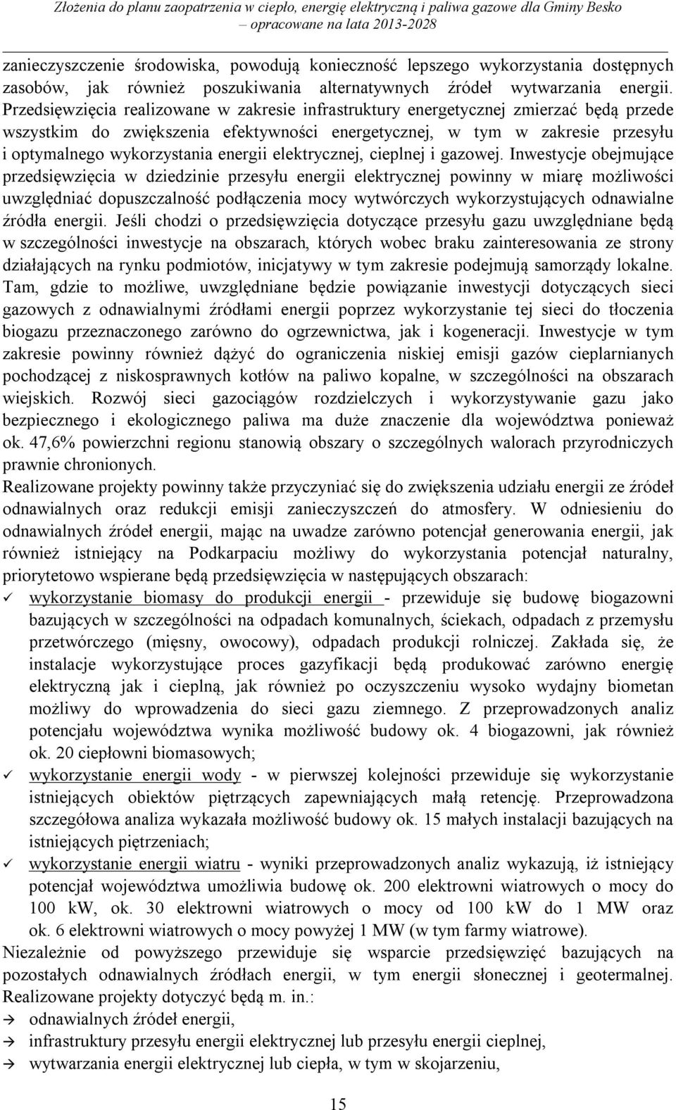 energii elektrycznej, cieplnej i gazowej.