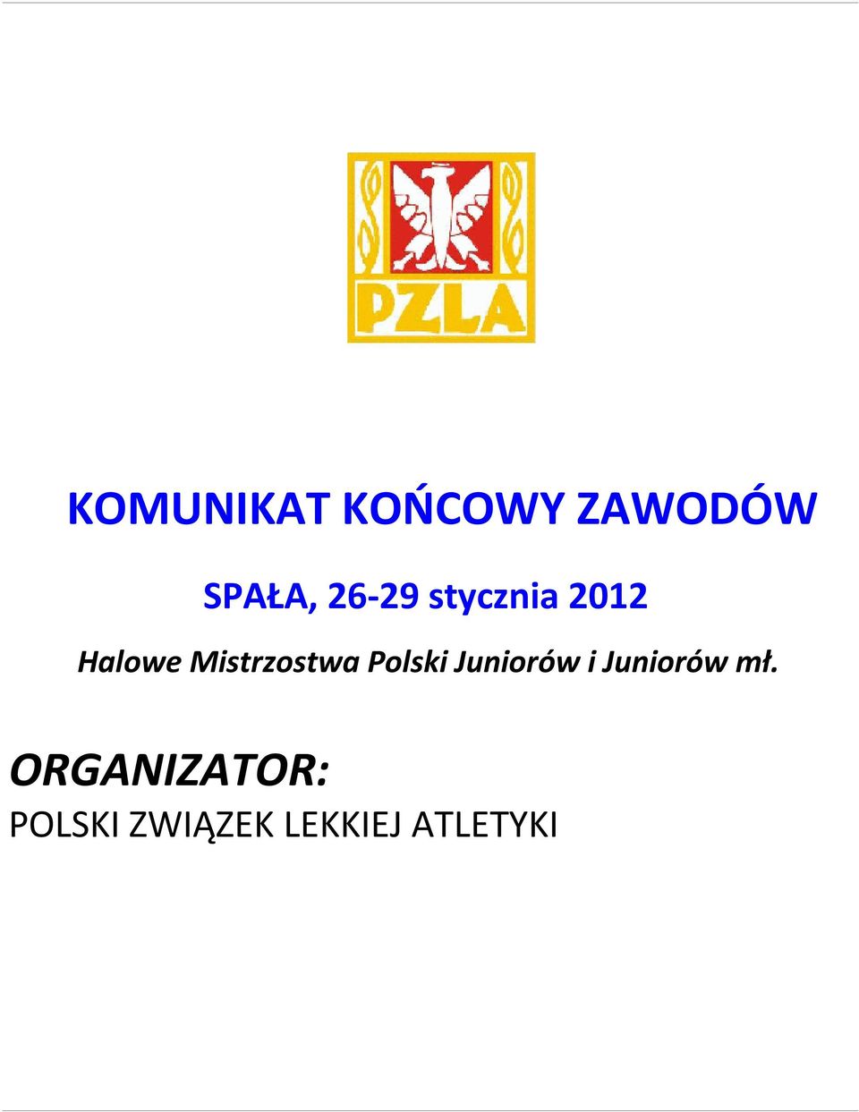Mistrzostwa Polski Juniorów i