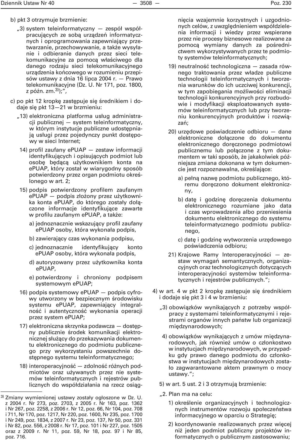 97 i Nr 85, poz. 716.