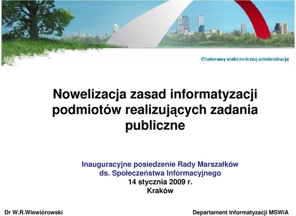 Inauguracyjne posiedzenie Rady Marszałków