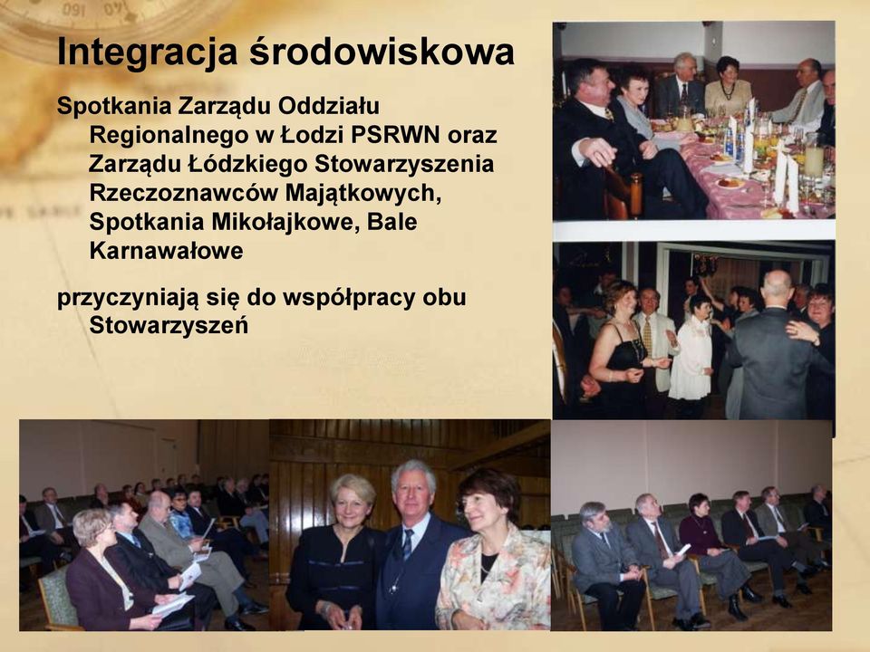 Stowarzyszenia Rzeczoznawców Majątkowych, Spotkania