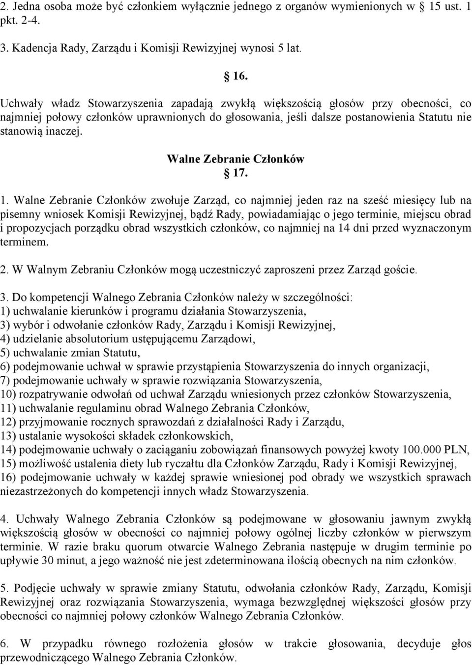 Walne Zebranie Członków 17