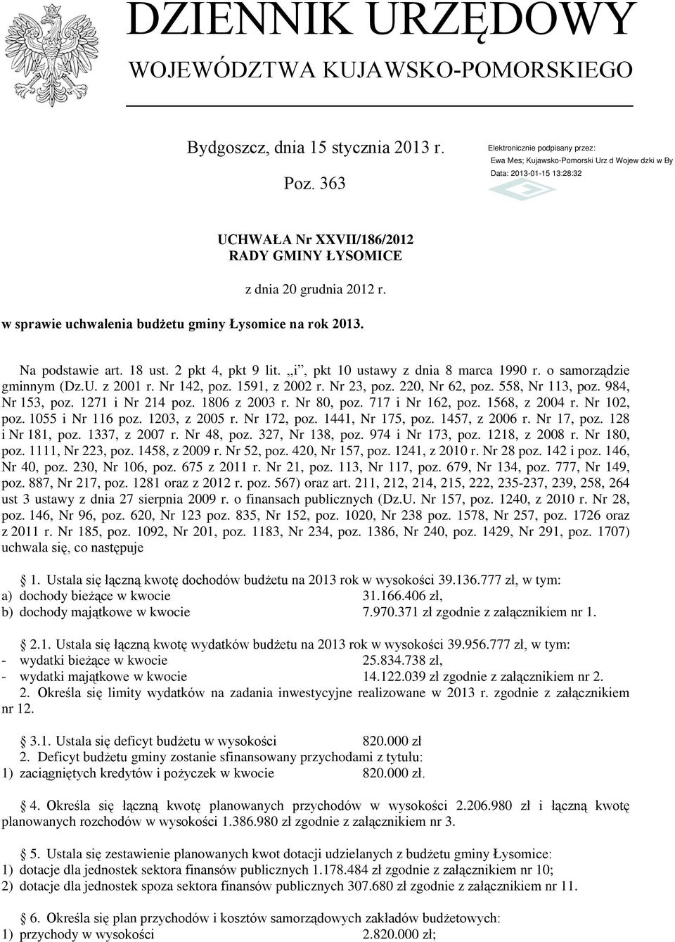 1591, z 2002 r. Nr 23, poz. 220, Nr 62, poz. 558, Nr 113, poz. 984, Nr 153, poz. 1271 i Nr 214 poz. 1806 z 2003 r. Nr 80, poz. 717 i Nr 162, poz. 1568, z 2004 r. Nr 102, poz. 1055 i Nr 116 poz.