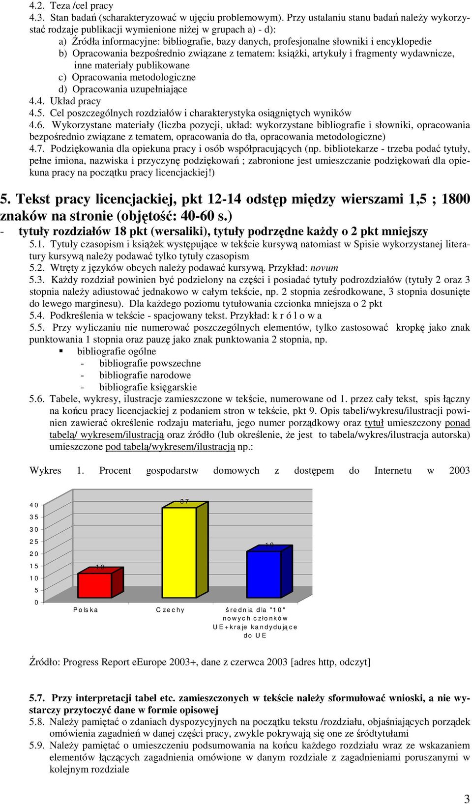 Opracowania bezpośrednio związane z tematem: książki, artykuły i fragmenty wydawnicze, inne materiały publikowane c) Opracowania metodologiczne d) Opracowania uzupełniające 4.4. Układ pracy 4.5.