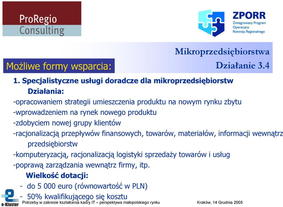 -wprowadzeniem na rynek nowego produktu -zdobyciem nowej grupy klientów -racjonalizacją przepływów finansowych, towarów, materiałów,