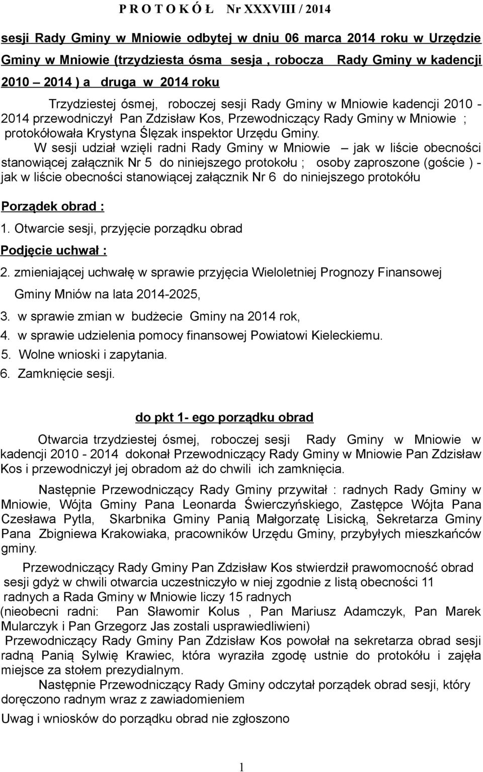 Urzędu Gminy.