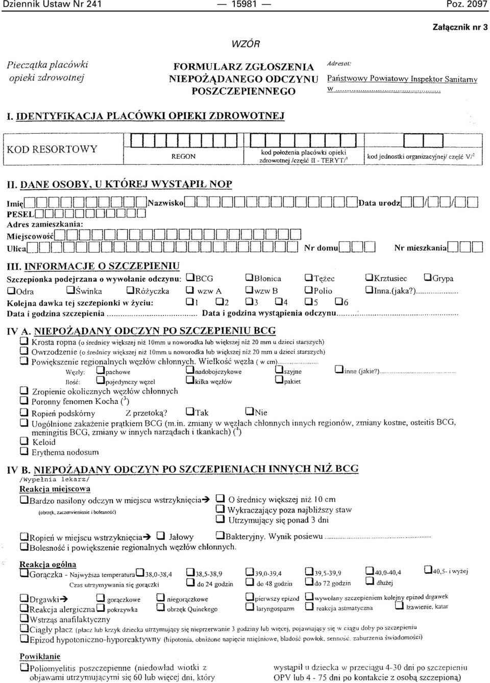 Poz. 2097 WZÓR