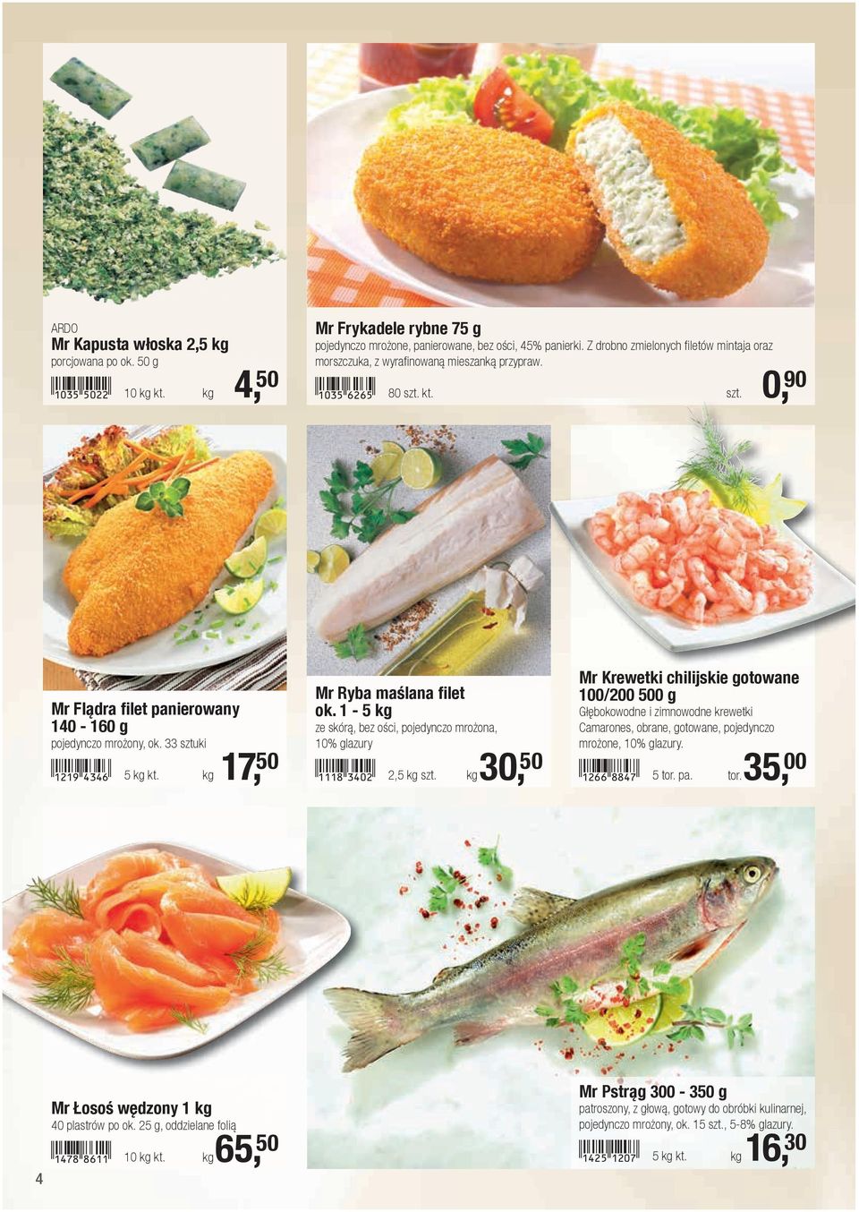 1219-edeg! 5 kt. 17, 50 Mr Ryba maślana filet ok. 1-5 ze skórą, bez ości, pojedynczo mrożona, 10% glazury!1118-deac! 2,5 szt.