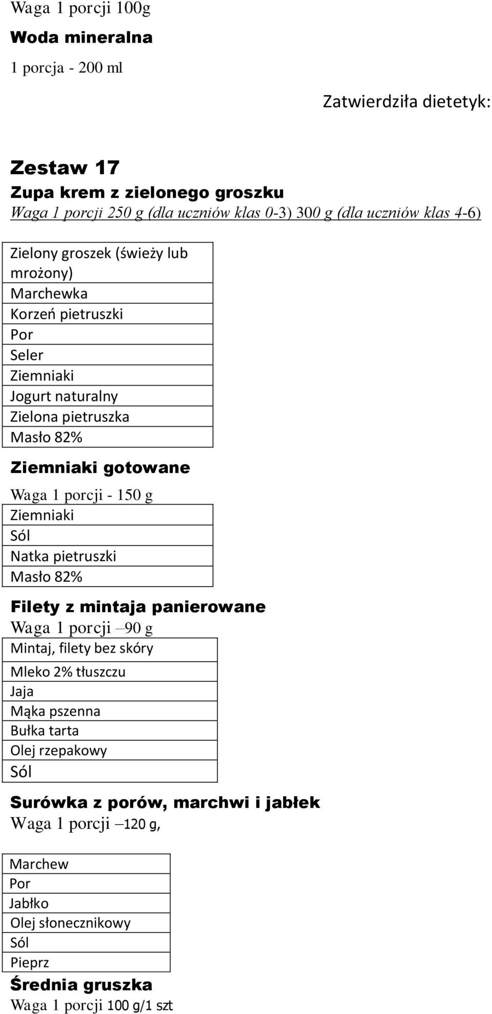 Filety z mintaja panierowane Waga 1 porcji 90 g Mintaj, filety bez skóry Mleko 2% tłuszczu Jaja Mąka pszenna Bułka tarta