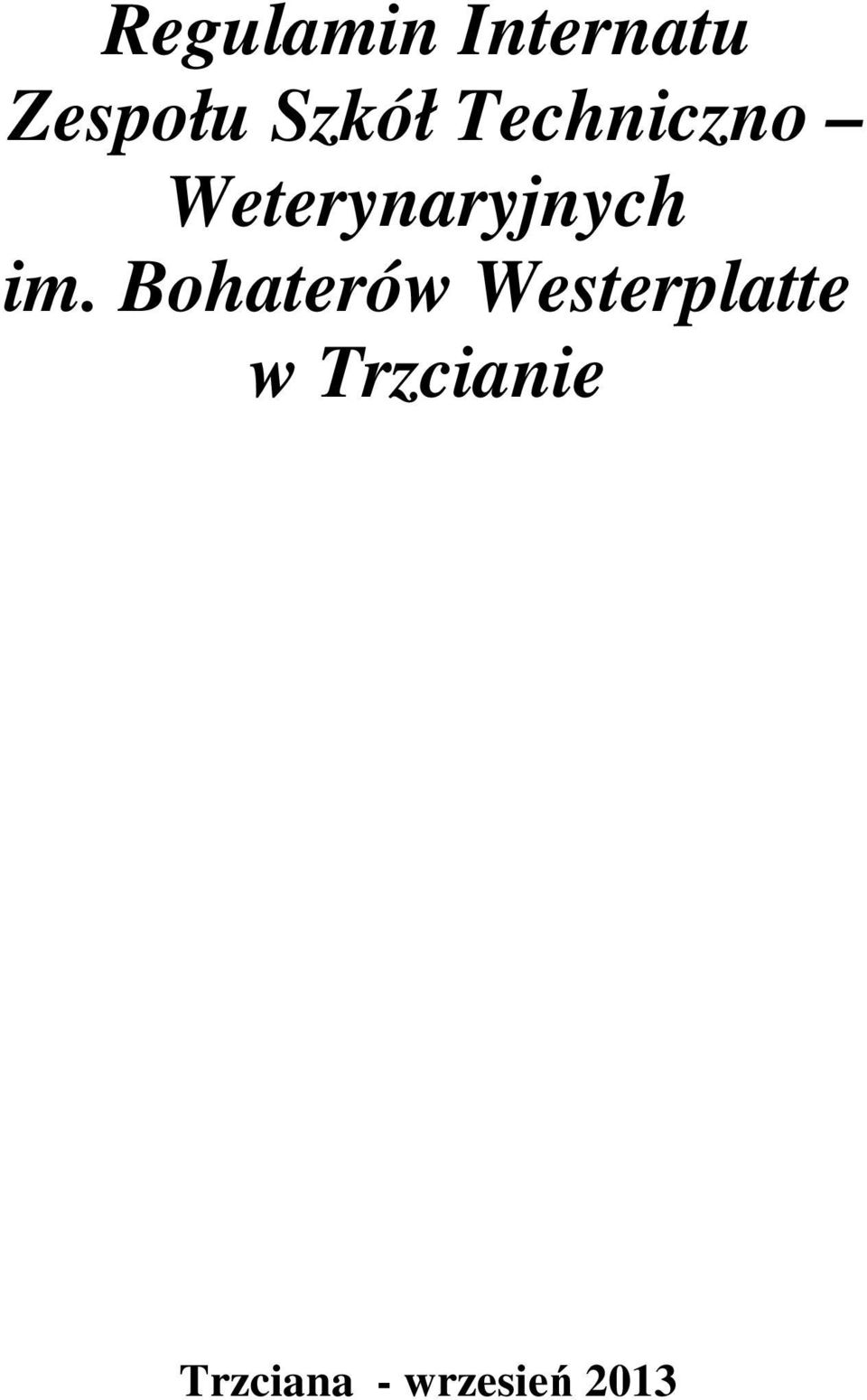 Weterynaryjnych im.