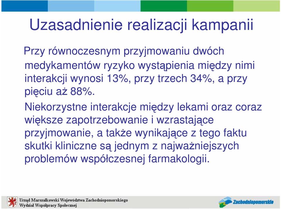 Niekorzystne interakcje między lekami oraz coraz większe zapotrzebowanie i wzrastające