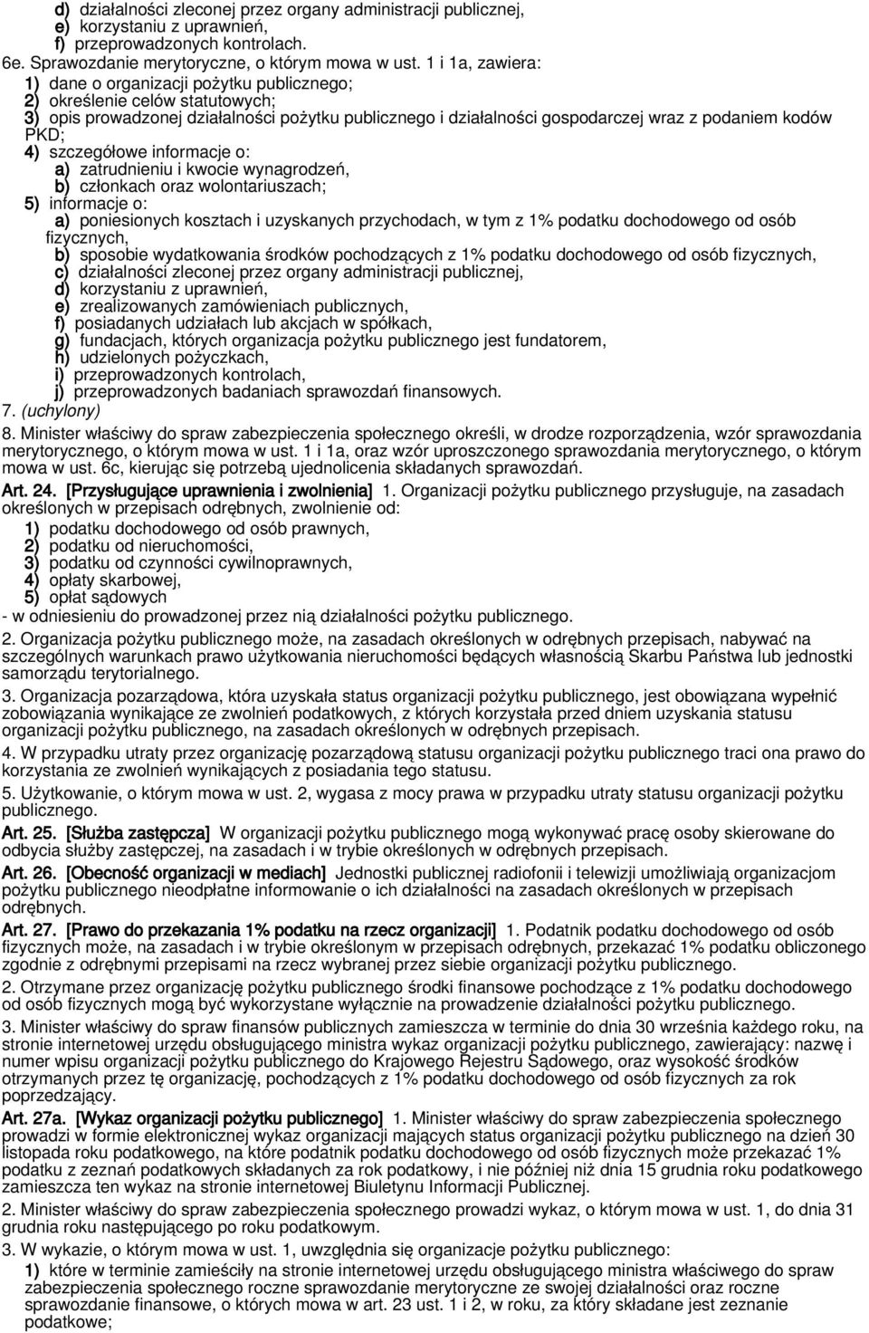 PKD; 4) szczegółowe informacje o: a) zatrudnieniu i kwocie wynagrodzeń, b) członkach oraz wolontariuszach; 5) informacje o: a) poniesionych kosztach i uzyskanych przychodach, w tym z 1% podatku