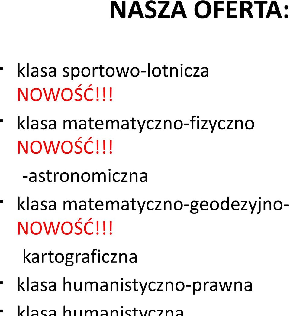!! -astronomiczna klasa