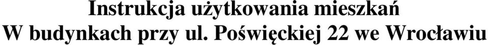 mieszkań W