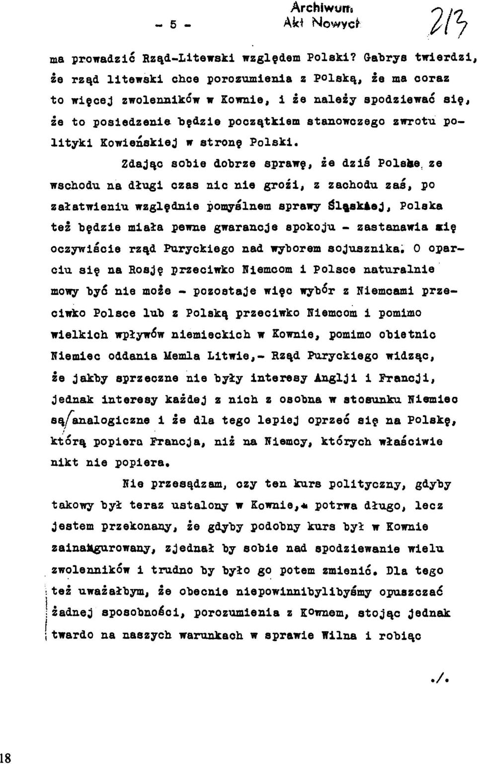 Kowieńskiej w stronę Polski.