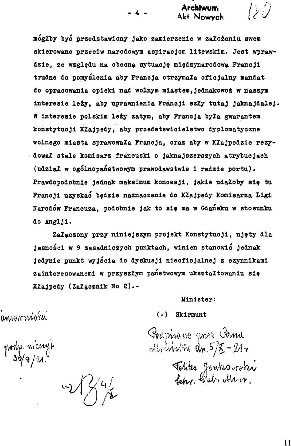 interesie leży, aby uprawnienia Franoji szły tutaj jaknajdalej.