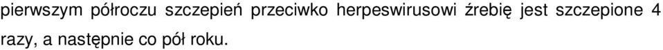 herpeswirusowi źrebię jest
