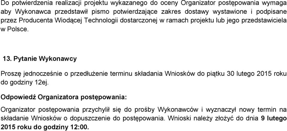 roku do godziny 12ej.