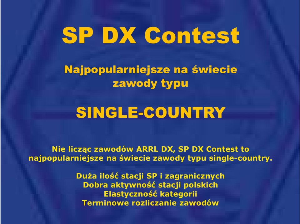 zawody typu single-country.