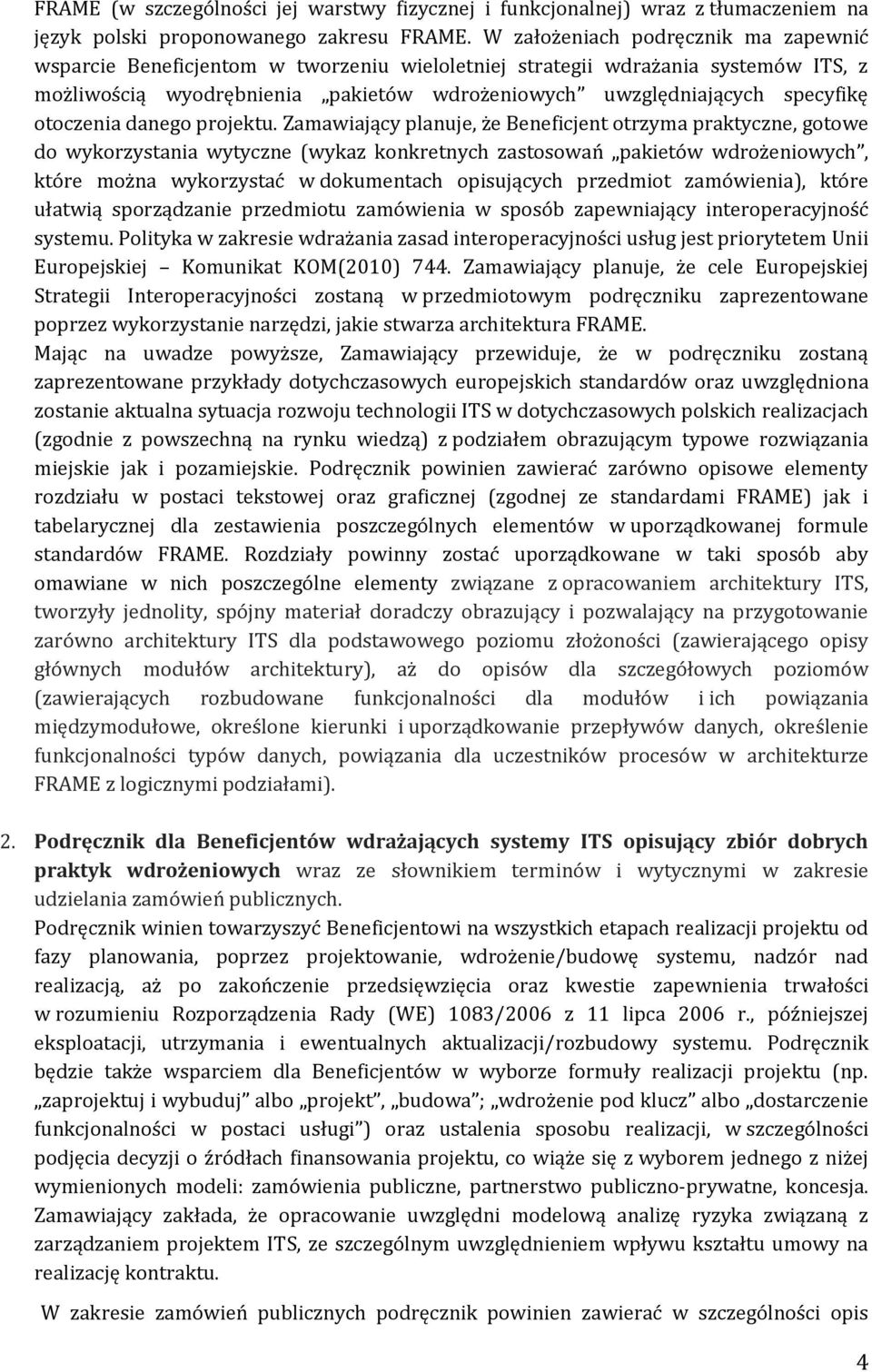 otoczenia danego projektu.