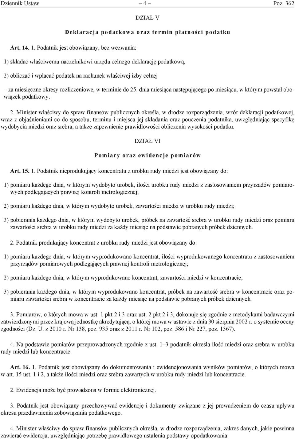 okresy rozliczeniowe, w terminie do 25