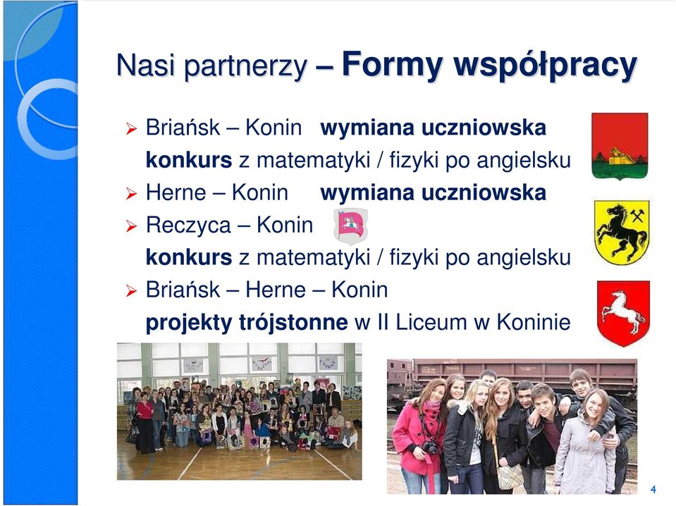 wymiana uczniowska Reczyca Konin konkurs z matematyki / fizyki po