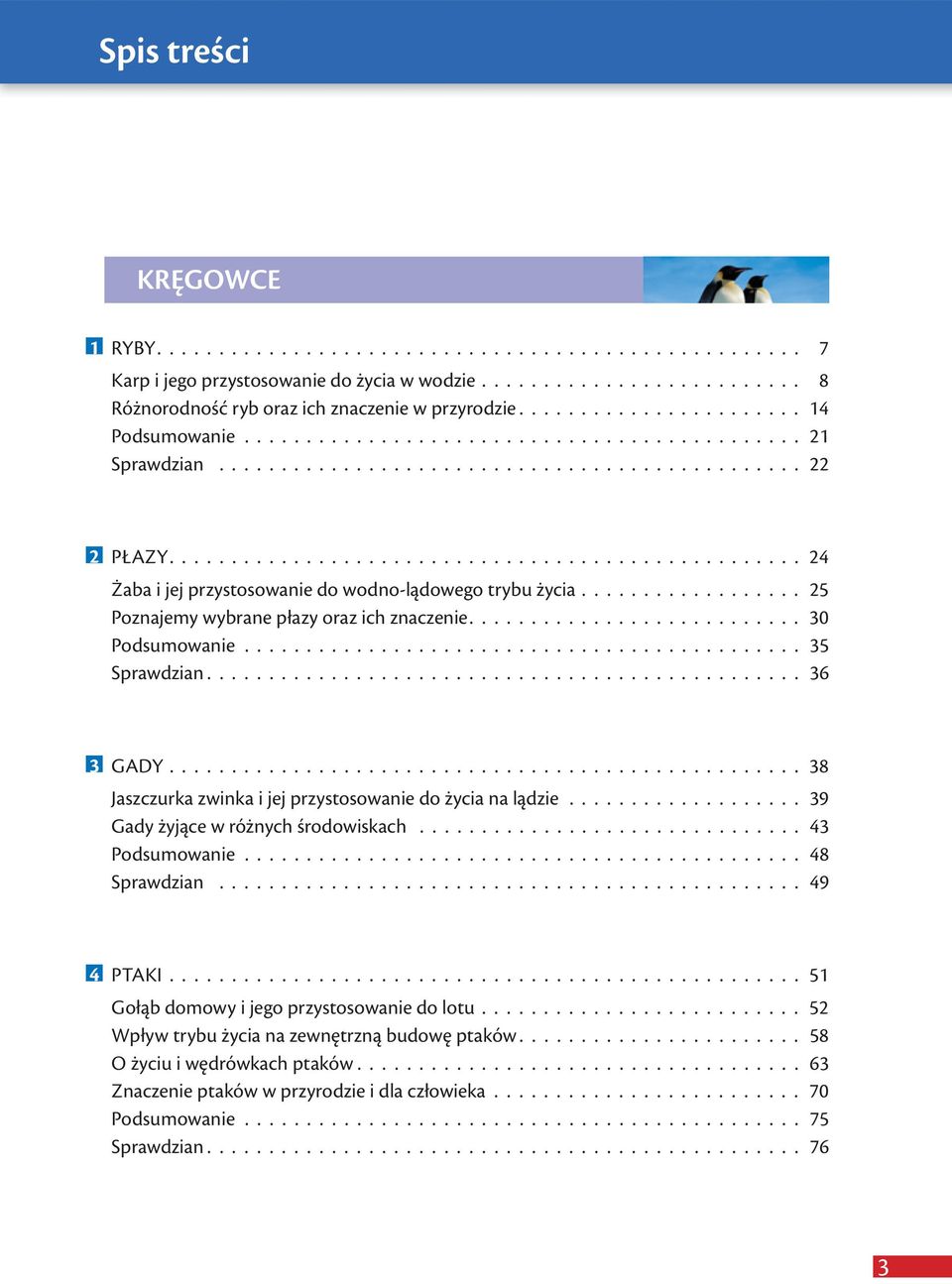 .................................................. 24 Żaba i jej przystosowanie do wodno-lądowego trybu życia.................. 25 Poznajemy wybrane płazy oraz ich znaczenie........................... 30 Podsumowanie.