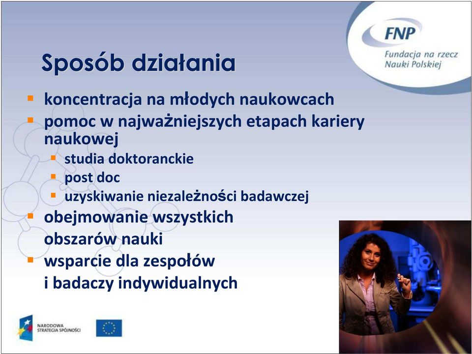 post doc uzyskiwanie niezaleŝności badawczej obejmowanie
