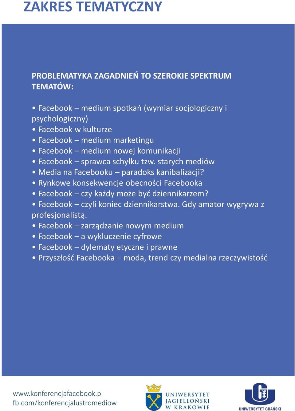 Rynkowe konsekwencje obecności Facebooka Facebook czy każdy może być dziennikarzem? Facebook czyli koniec dziennikarstwa.