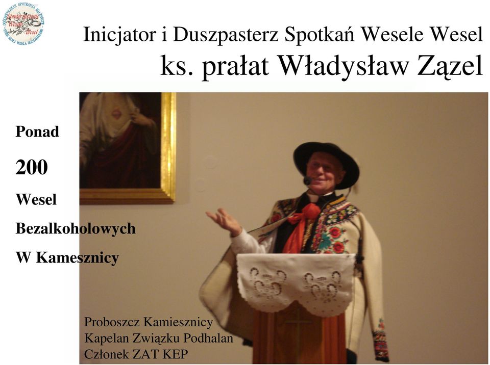 Bezalkoholowych W Kamesznicy Proboszcz