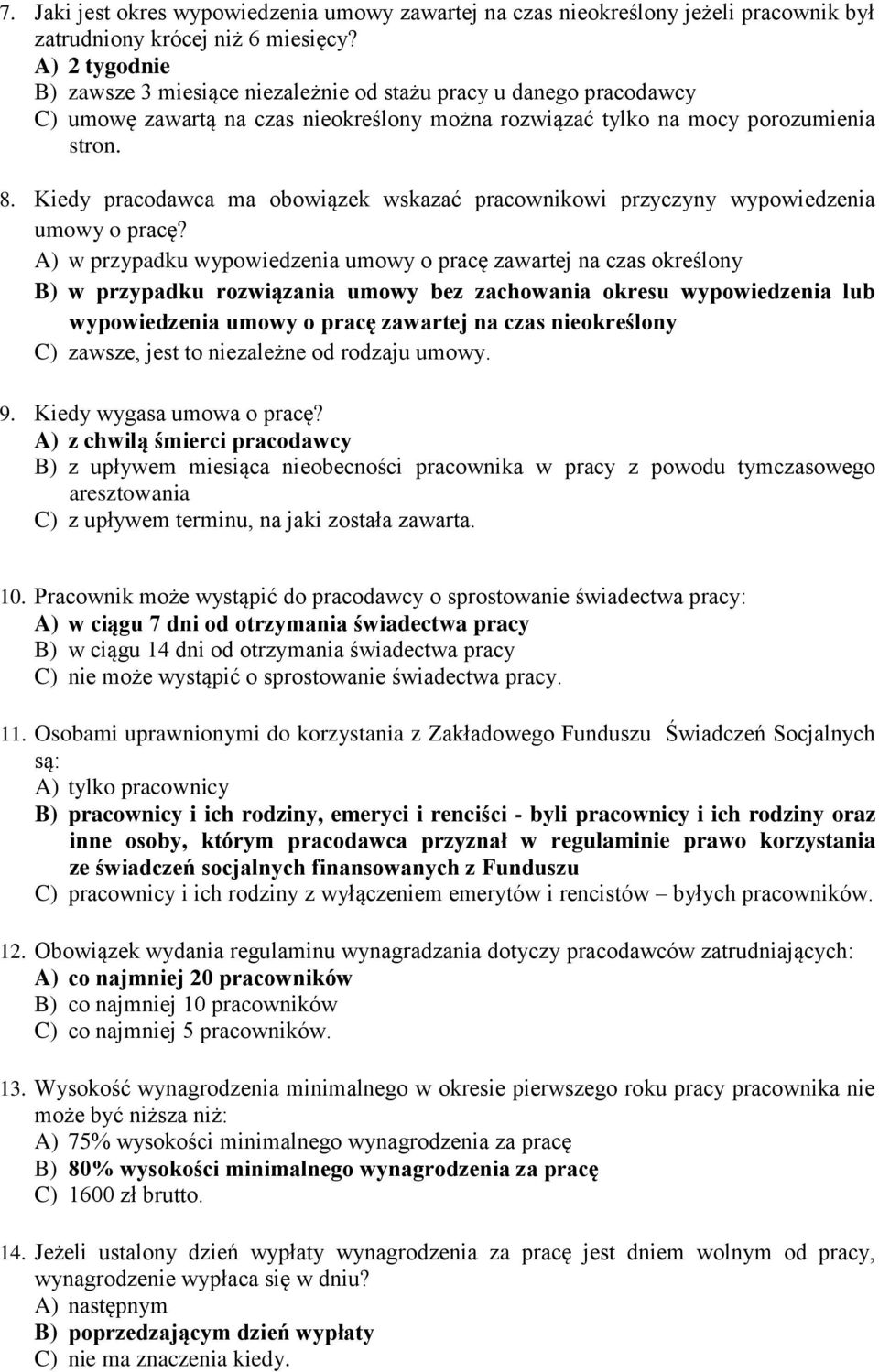 Kiedy pracodawca ma obowiązek wskazać pracownikowi przyczyny wypowiedzenia umowy o pracę?