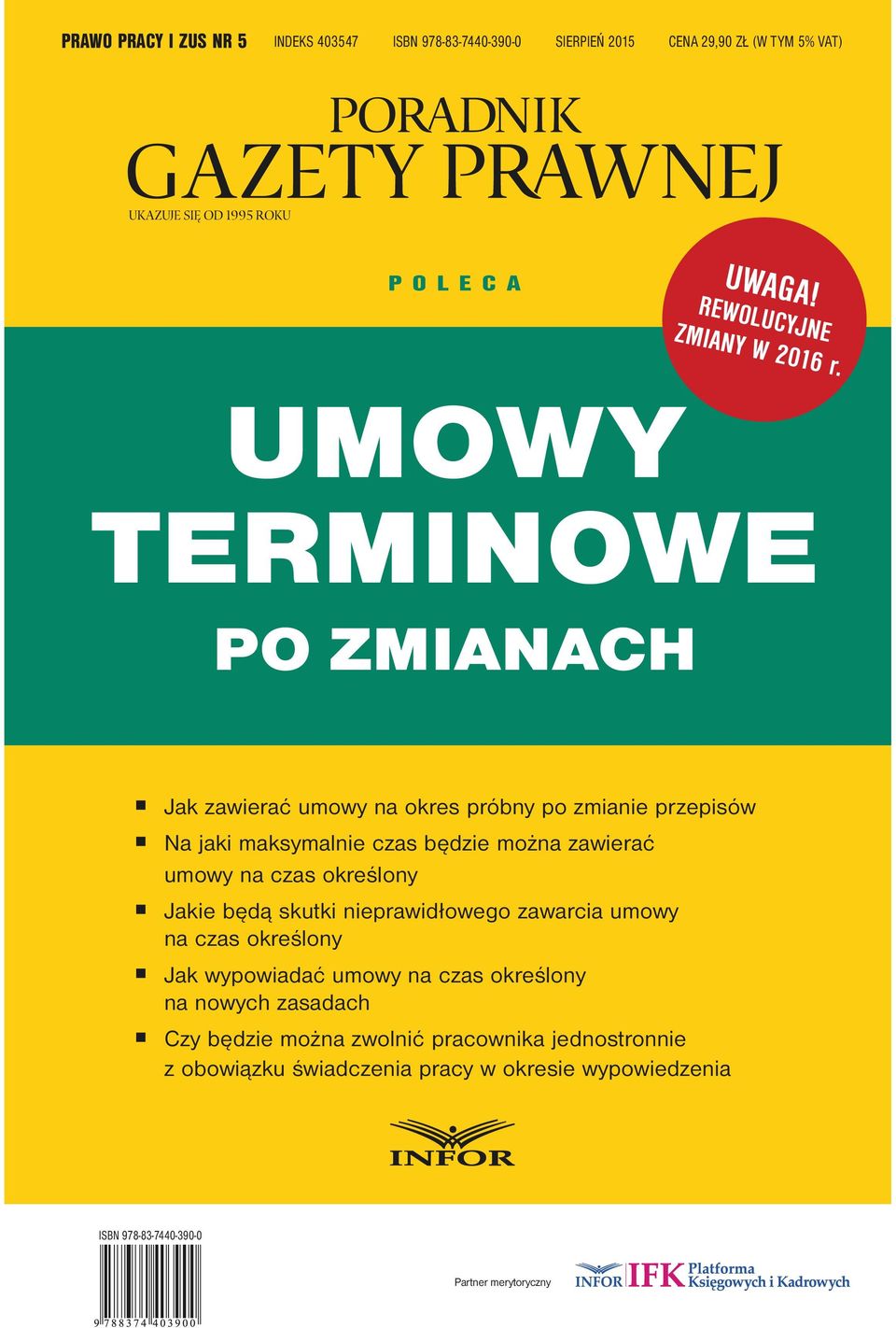 UMOWY TERMINOWE PO ZMIANACH Jak zawierać umowy na okres próbny po zmianie przepisów Na jaki maksymalnie czas będzie można zawierać umowy na czas