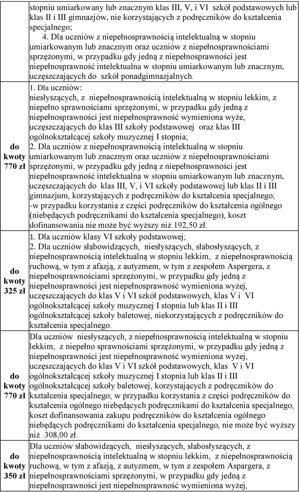 uczęszczających szkół ponadgimnazjalnych. 1.