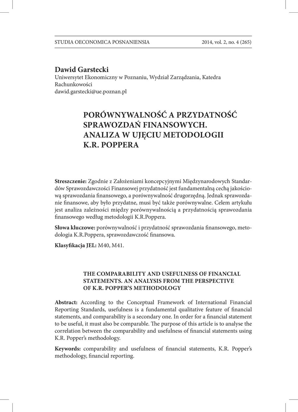 WNYWALNOŚĆ A PRZ