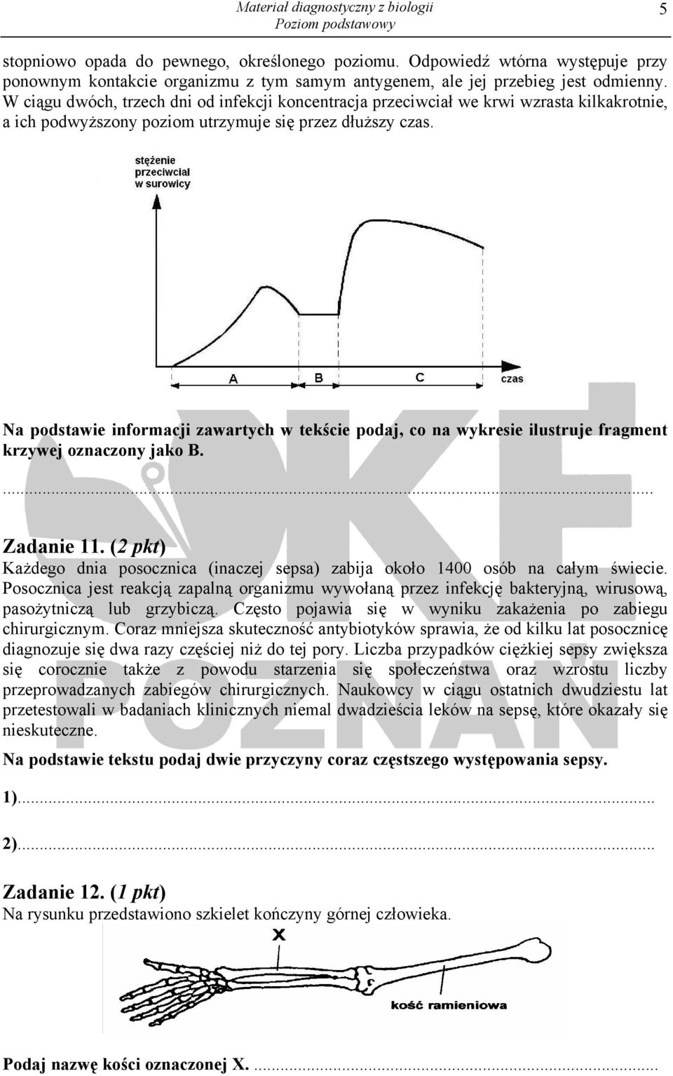 Na podstawie informacji zawartych w tekście podaj, co na wykresie ilustruje fragment krzywej oznaczony jako B.... Zadanie 11.