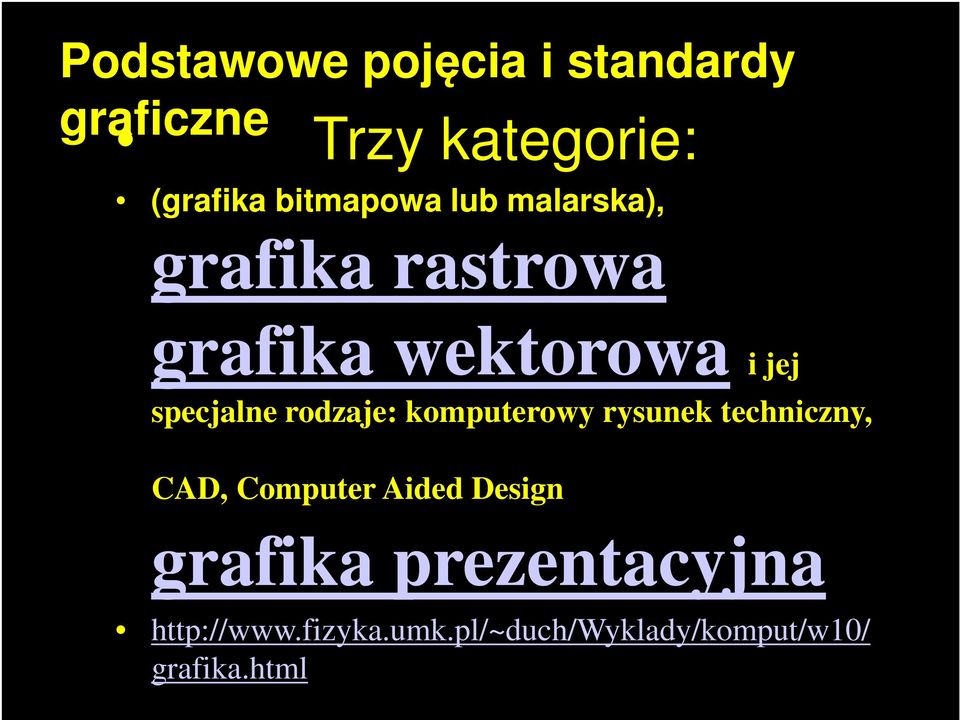 specjalne rodzaje: komputerowy rysunek techniczny, CAD, Computer Aided