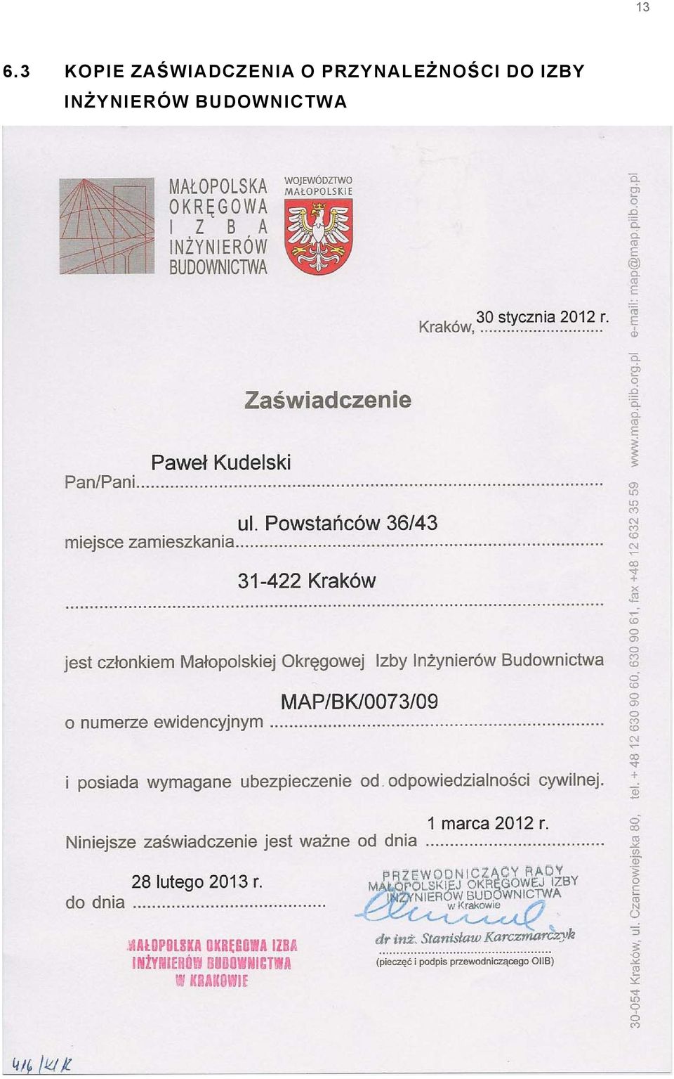 PRZYNALEŻNOŚCI DO