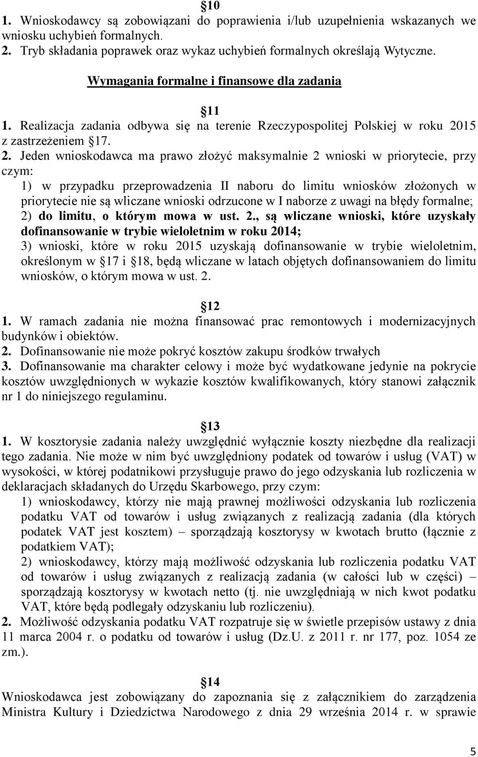 15 z zastrzeżeniem 17. 2.