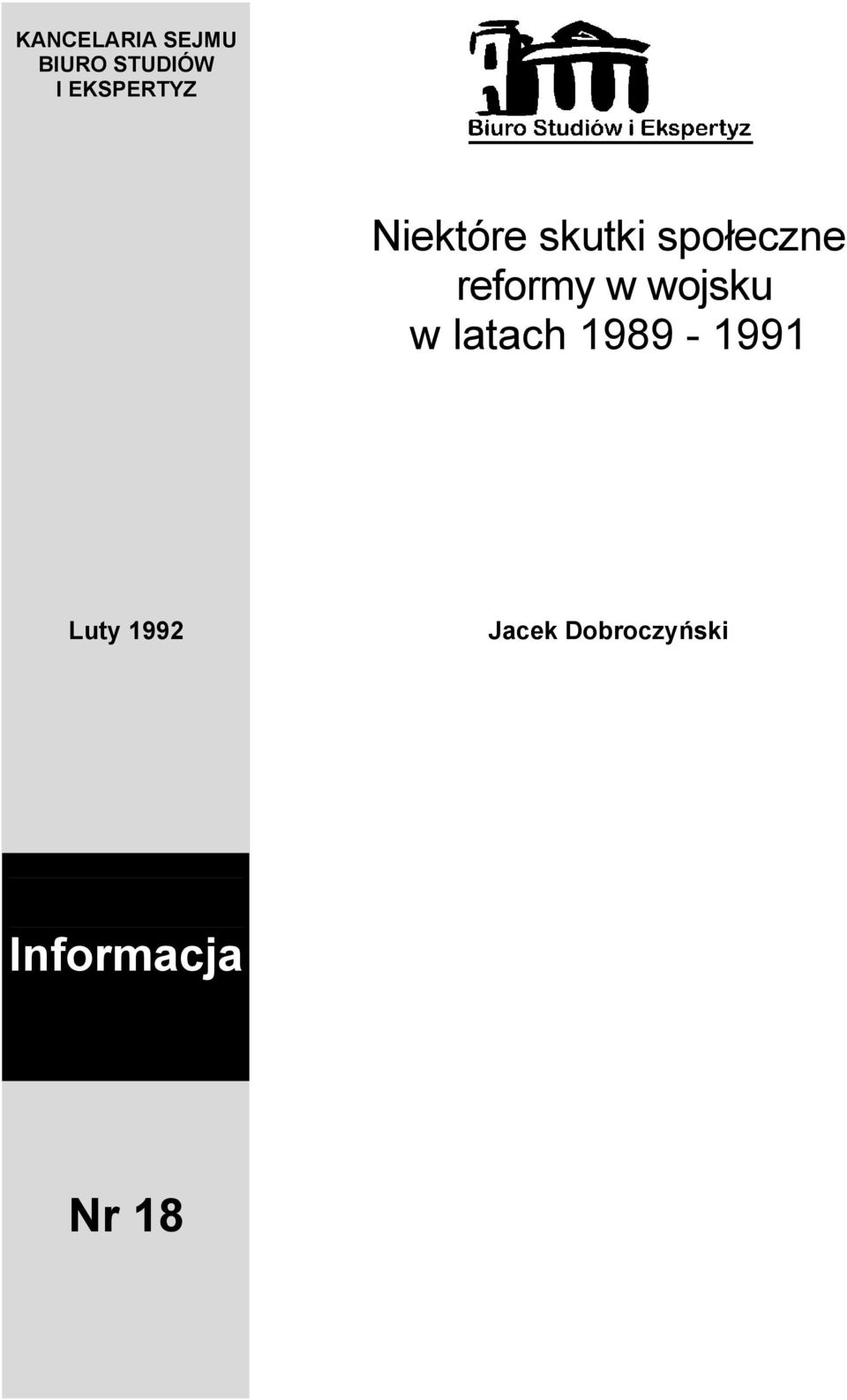 reformy w wojsku w latach 1989-1991