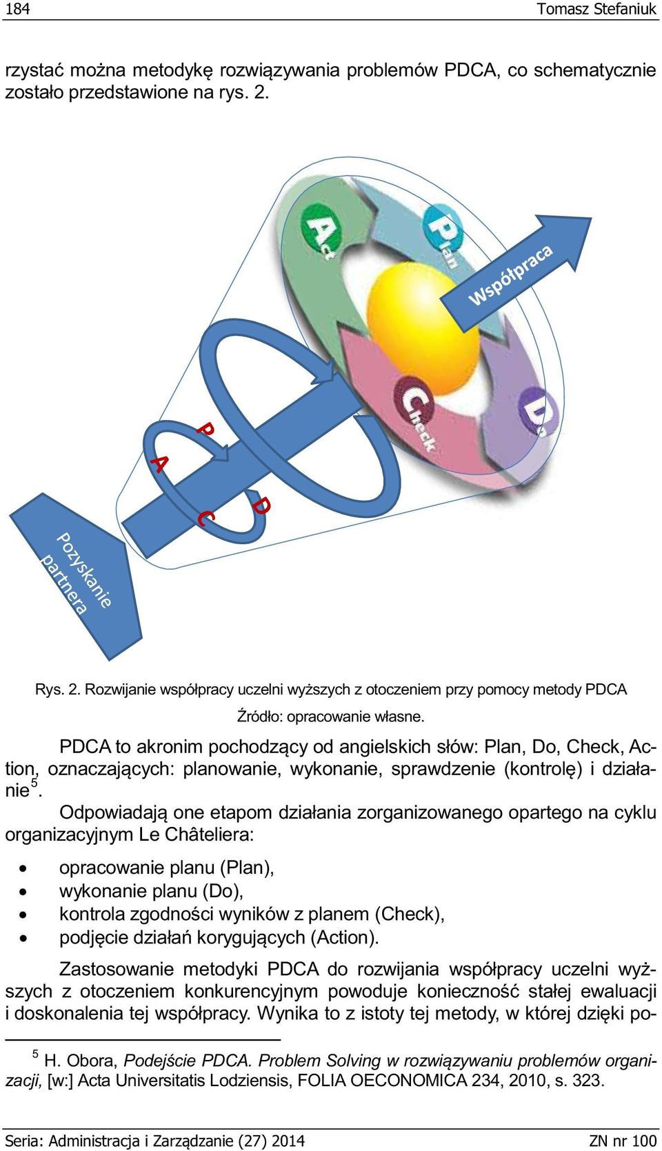 (Do), Zastosowanie metodyki PDCA do szych z otoczeniem konkurencyjnym