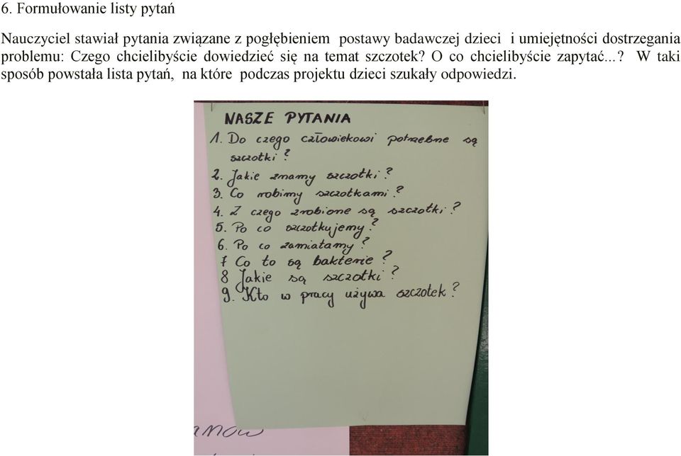 chcielibyście dowiedzieć się na temat szczotek? O co chcielibyście zapytać.