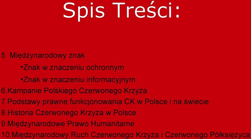 Działalność Czerwonego Krzyża w Polsce i na świecie - PDF Darmowe pobieranie