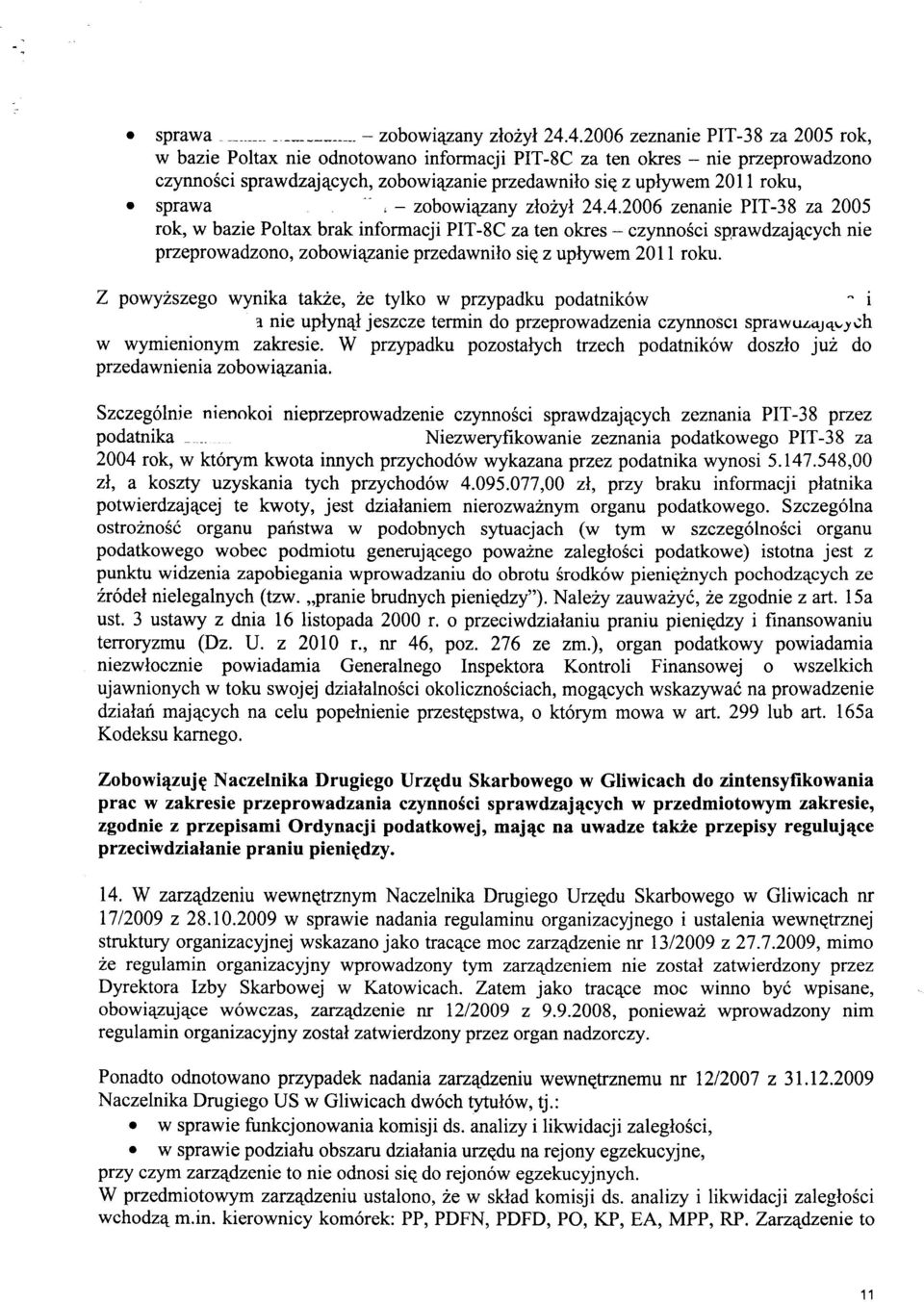 sprawa, - zobowiqzany zlolyt 24.