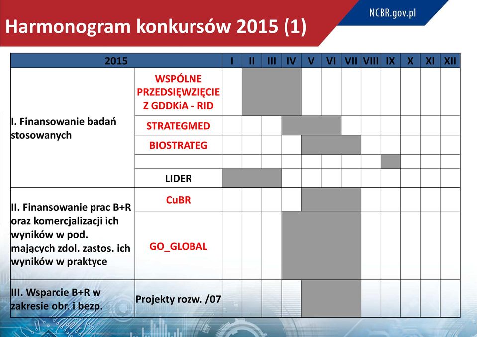 PRZEDSIĘWZIĘCIE Z GDDKiA - RID STRATEGMED BIOSTRATEG LIDER II.