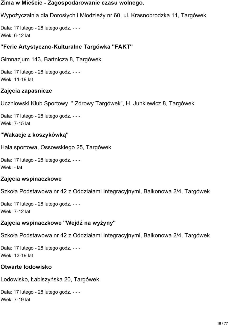 Targówek", H.