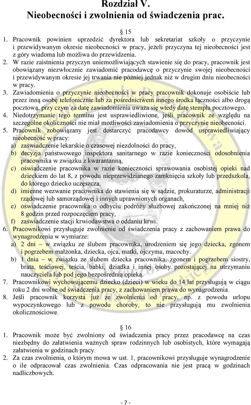 przewidzenia. 2.