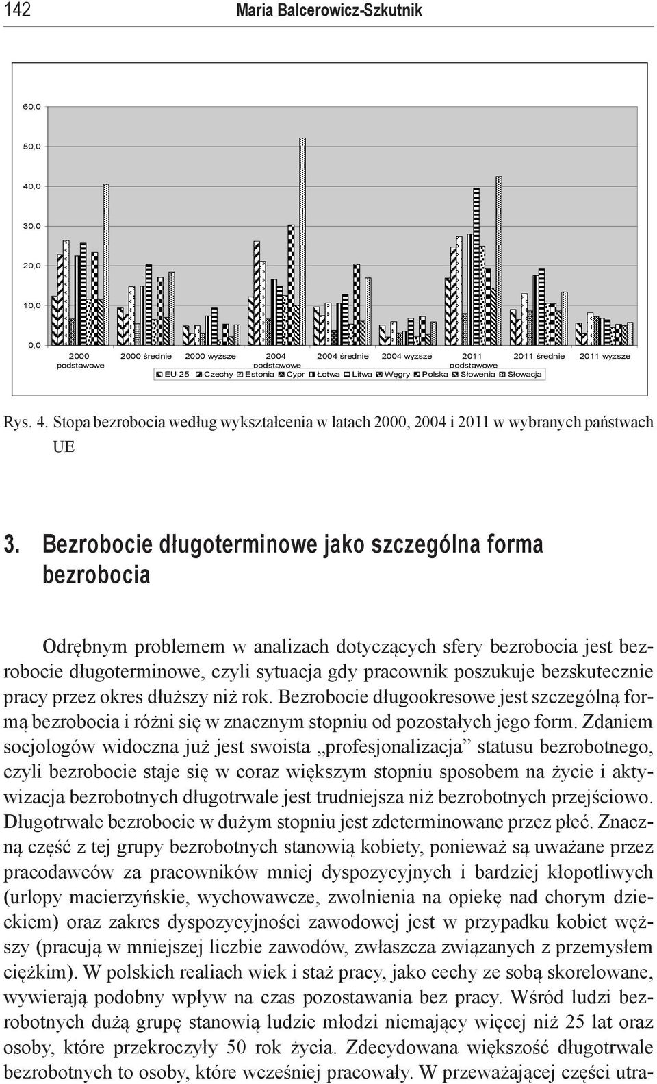 4. Stopa Stopa bezrobocia bezrobocia według wg wykształcenia w latach w latach 2000, 2000, 2004 i 2004 2011 w i wybranych 2011 w wybranych państwach UE państwach UE 3.