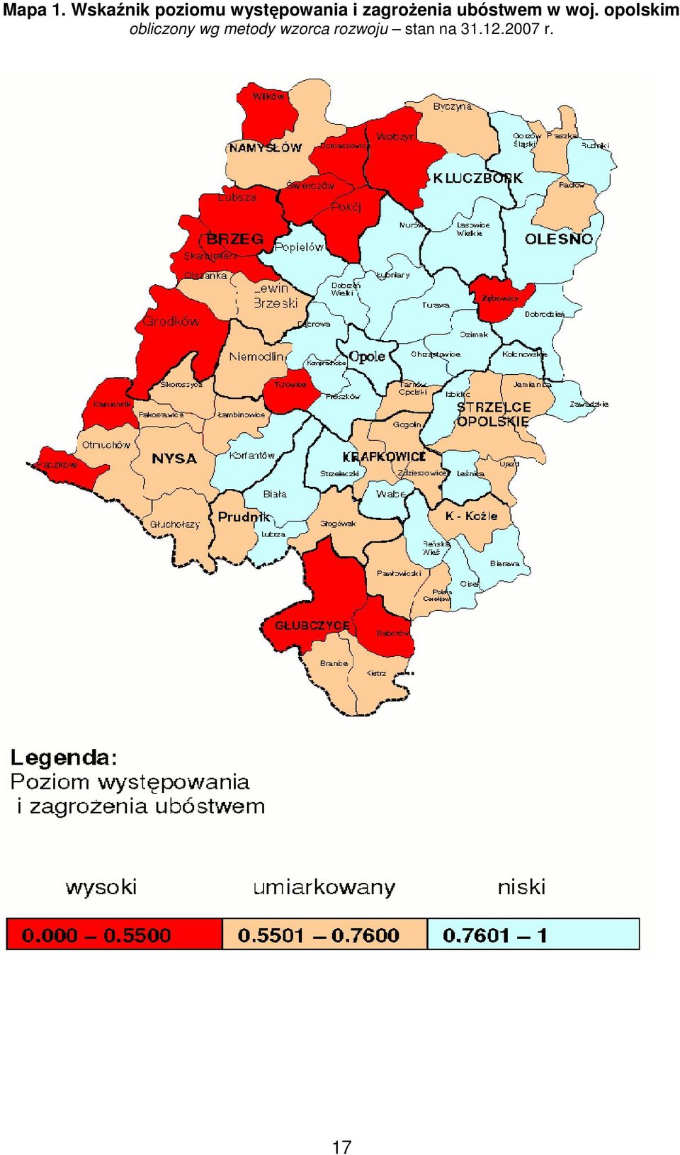 zagroŝenia ubóstwem w woj.