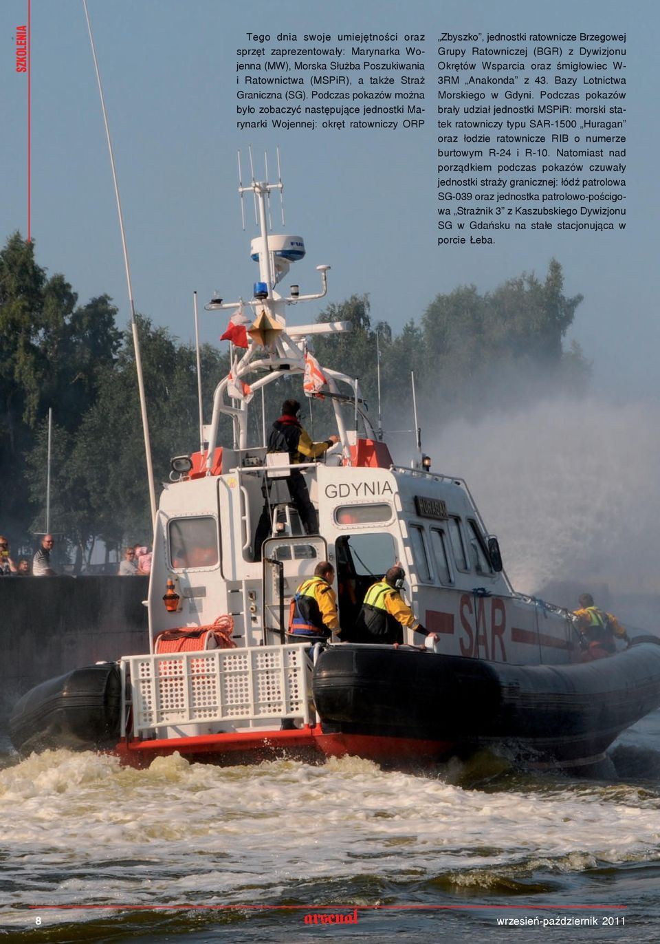 śmigłowiec W- 3RM Anakonda z 43. Bazy Lotnictwa Morskiego w Gdyni.