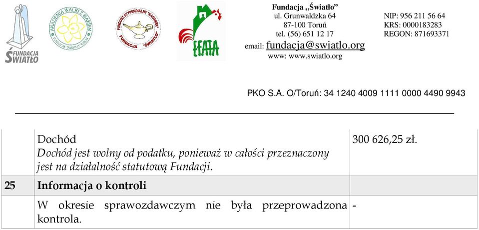 Fundacji.